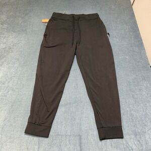 32 Degree Heat Sweatpants Men Medium Black Fleece Lined Drawstring Waist Tapered